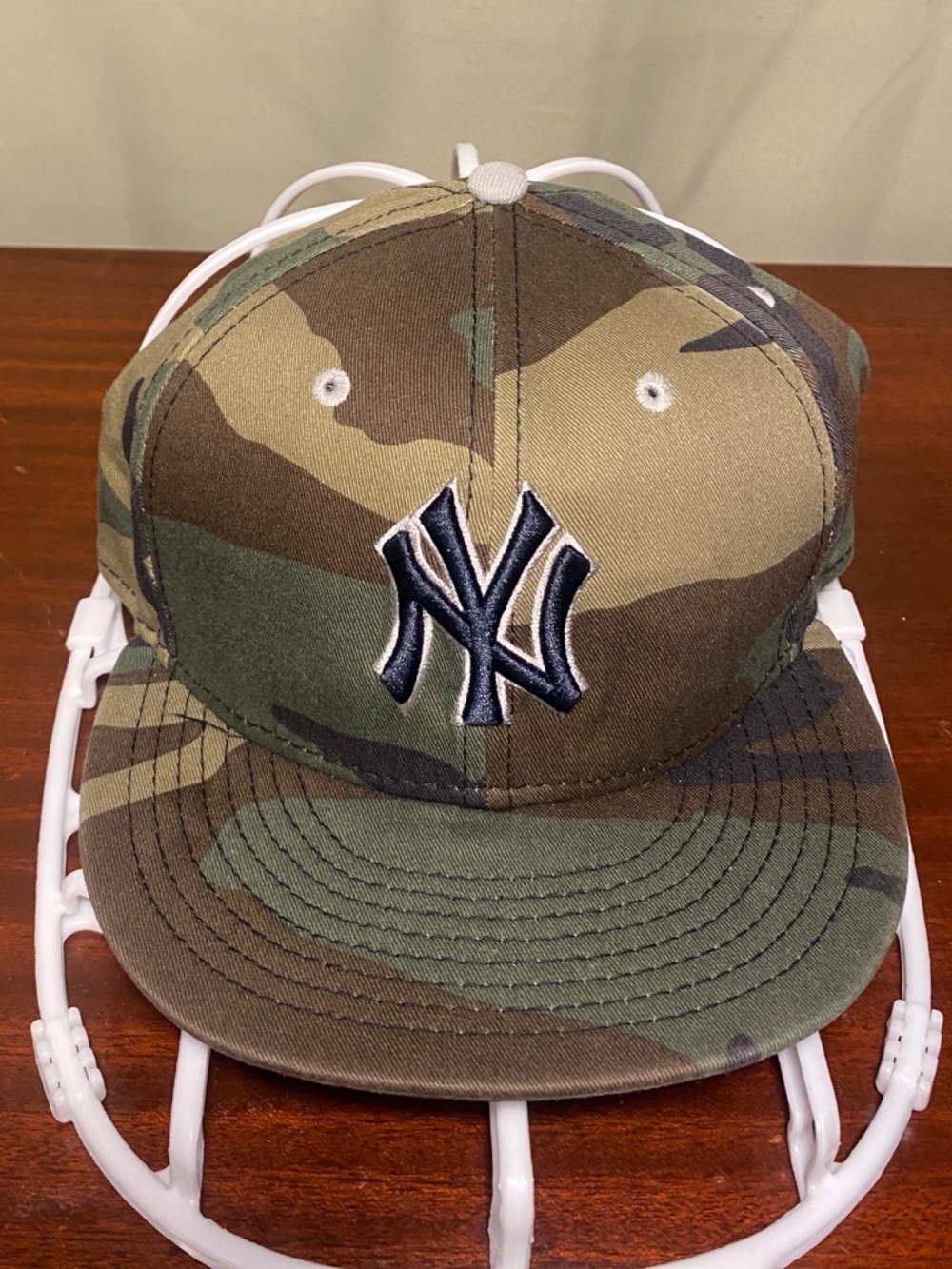 New York Yankees 59Fifty Logo New Era Camouflage Military Army  Pattern Sz 7 3/8
